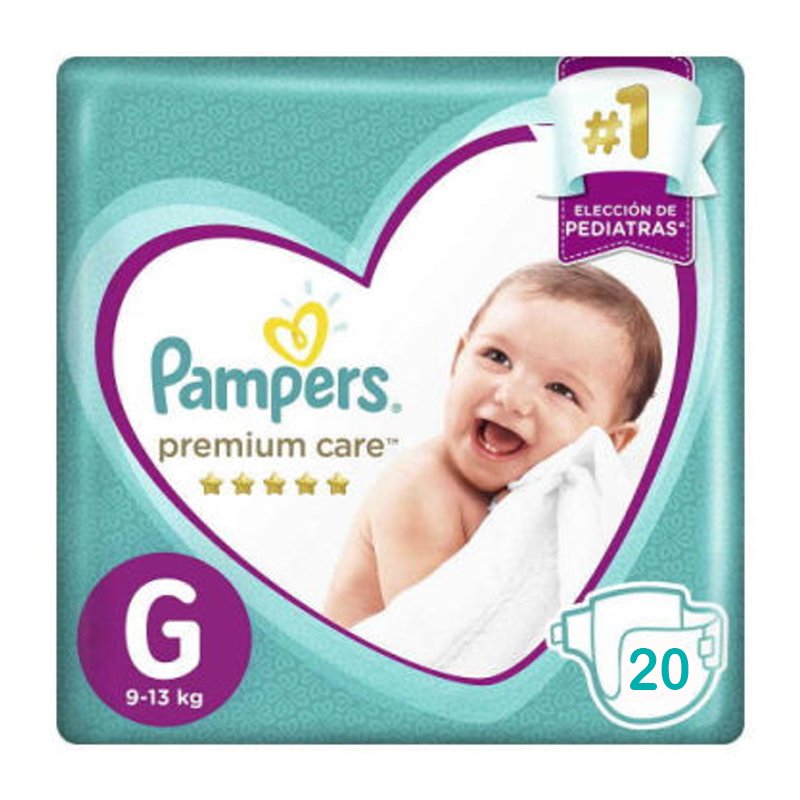 Comprar Pañales Pampers Confort Sec, Talla G 20 Unidades