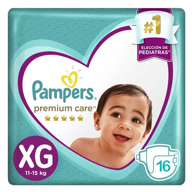 Negar gastar realidad Pampers Premium Care talla XG 16 unids. - Pañales Paenco Pañales para bebes  y adultos Av. Irarrazaval # 3196 Ñuñoa Metro Chile-España