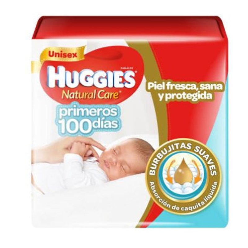 Pañales Natural Care Recién Nacido 20 unidades Huggies